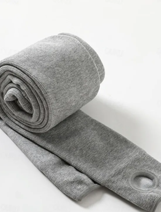 Online Women's Leggings Active Fashion Streetwear Full Length High Waist Plain High Cut Breathability Soft Comfortable Micro-elastic Outdoor Vacation Street Black Grey Light Gray Dark-Gray rice white Fall Women Leggings