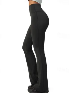 Women's Leggings Casual / Sporty Full Length High Rise Solid Color Breathability Comfortable Micro-elastic Home Black Gray Fall Winter Skinny Women Pants|Leggings