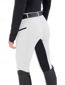 Best Women's Leggings Fashion Athletic Full Length High Waist Plain Comfy Soft Comfortable High Elasticity Outdoor Vacation Street Navy Black White Sky Blue Summer Spring Slim Fit Women Leggings