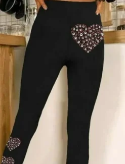 Online Women's Leggings Fashion Streetwear Ankle-Length High WaistPantsCarnival Graphic Printing Thermal Warm Soft Breathable Micro-elastic Outdoor Daily Spring Fall Regular Fit Women Leggings