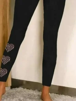 Online Women's Leggings Fashion Streetwear Ankle-Length High WaistPantsCarnival Graphic Printing Thermal Warm Soft Breathable Micro-elastic Outdoor Daily Spring Fall Regular Fit Women Leggings