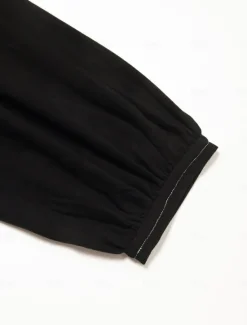 Sale Women's Linen Loose Pleated Adjustable Drawstring Dhoti Pants with Pockets Women Pants