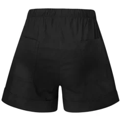Best Women's Linen-Inspired Shorts Drawstring Pocket Plain Daily Regular Summer Green Black Pink Orange Red Women Pants