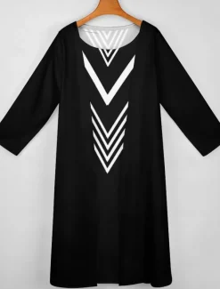 Women's Long Dress Maxi Dress Dress Set Two Piece Dress Church Dress Vacation Casual Winter Dress Holiday Date Loose Fit Color Block Long Sleeve Crew Neck Fall Winter Women Work Dresses