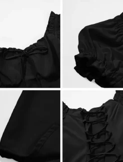 Women's Long Dress Maxi Dress White Dress Casual Dress Swing Dress Summer Dress Fashion Modern Elegant Dress Daily Date Weekend Regular Fit Plain Short Sleeve Square Neck Black White Yellow Navy Blue Women White Dresses