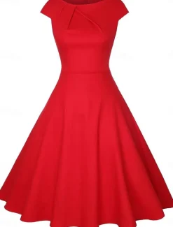Hot Women's Long Dress Maxi Dress Casual Dress Maxi Dress A Line Dress Basic Casual Vacation Party Work Regular Fit Plain Sleeveless Crew Neck Black Wine Red Summer Spring Women Cocktail Dress
