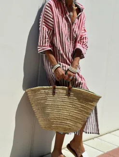 New Women's Long Dress Maxi Dress Cotton Linen Dresses Shirt Dress Casual Dress Cotton Linen Dress Stylish Casual Vacation Daily Date Regular Fit Stripe Long Sleeve Lapel Yellow Light Green Red Royal Blue Women Dresses