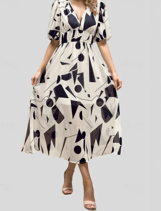 Clearance Women's Long Dress Maxi Dress Casual Dress A Line Dress Floral Dress Summer Dress Elegant Stylish Vacation Daily Date Regular Fit Floral Short Sleeve V Neck Black Pink Blue Green Summer Women Floral Dresses