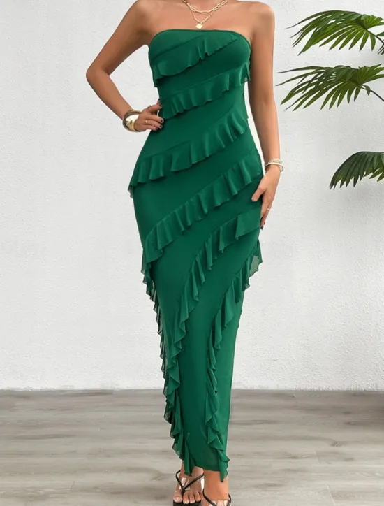 Sale Women's Long Dress Maxi Dress White Dress Prom Dress Party Dress Cocktail Dress Fashion Modern Festival Dress Wedding Party Special Occasion Regular Fit Plain Sleeveless Strapless White Pink Blue Women White Dresses