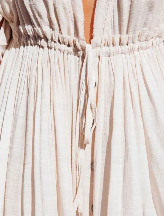 Women's Long Dress Maxi Dress Party Dress Casual Dress Swing Dress Pure Color Fashion Casual Outdoor Daily Vacation Ruffle Backless Short Sleeve V Neck Dress Loose Fit ArmyGreen White Red Summer Women White Dresses