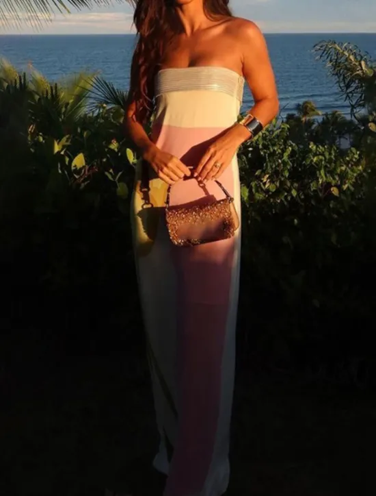 Clearance Women's Long Dress Maxi Dress Prom Dress Party Dress Fashion Party Tea Party Going out Regular Fit Flower Sleeveless Strapless Summer Women Floral Dresses