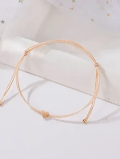 New Women's Loom Bracelet Fancy Heart Elegant Stylish Resin Bracelet Jewelry For Party Women Spring Accessories|Trendy Jewelry