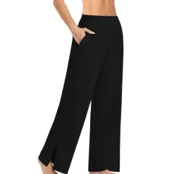 Clearance Women's Loungewear Pants Pure Color Sport Simple Comfort Home Daily Vacation Long Pant Pocket Summer Spring Women Pants