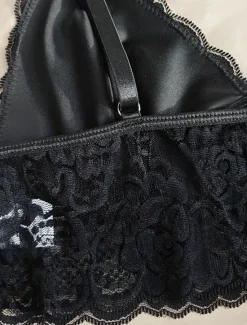 Sale Women's Loungewear Pure Color Corsets Carnival Party Valentine's Day Breathable Straps Sleeveless Lace Backless Summer Spring Home Outfits Women Shapewear