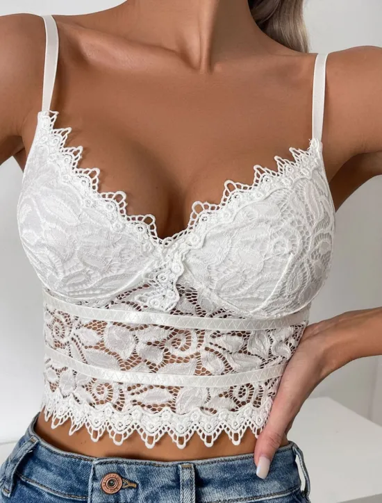 Outlet Women's Loungewear Pure Color Corsets Carnival Party Valentine's Day Breathable Straps Sleeveless Lace Backless Summer Spring Home Outfits Women Shapewear