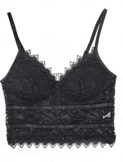 Outlet Women's Loungewear Pure Color Corsets Carnival Party Valentine's Day Breathable Straps Sleeveless Lace Backless Summer Spring Home Outfits Women Shapewear