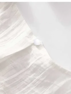 New Women's Maxi Dress Cotton Linen Dresses Casual Dress Swing Dress Cotton Maxi Dress Basic Casual Vacation Daily Regular Fit Floral Half Sleeve Crew Neck White Light Green Summer Women Dresses