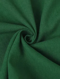 New Women's Maxi Dress Cotton Linen Dresses Casual Dress Swing Dress Cotton Maxi Dress Basic Casual Vacation Daily Regular Fit Plain Short Sleeve V Neck Black Green Summer Women Dresses