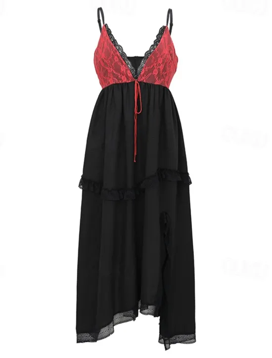 New Women's Midi Dress Casual Dress Summer Dress Boho Dress Western Dress Vintage Vacation Daily Going out Regular Fit Floral Sleeveless V Neck Summer Women Floral Dresses