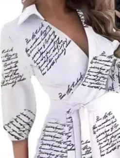 Women's Midi Dress Corset Dress Summer Dress Bodycon Dress Fit And Flare Dress Vacation Vacation Daily Regular Fit Floral Half Sleeve Shirt Collar Black And White Black White Green Summer Women Vacation Dresses