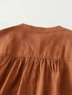 Clearance Women's Midi Dress Cotton Dress Summer Dress Casual Daily Regular Fit Plain Short Sleeve Crew Neck Black Brown Apricot Summer Women Casual Dress