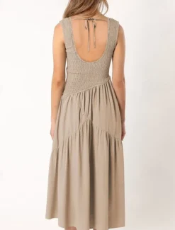 New Women's Midi Dress Graduation Dress Casual Dress A Line Dress Summer Dress Stylish Casual Vacation Daily Date Regular Fit Plain Sleeveless Scoop Neck Black White Light Green Pink Summer Women White Dresses