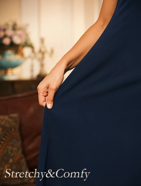 Hot Women's Midi Dress Sheath Dress A Line Dress Elegant Wedding Party Wedding Guest Regular Fit Solid Color Sleeveless V Neck Gray Pink Black Burgundy Navy Blue Summer Spring Fall Winter Women Cocktail Dress