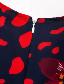 Women's Midi Dress Shift Dress Sundress Floral Pocket Print V Neck Date Vacation Short Sleeve Summer Spring Women Spring Dresses|Vacation Dresses