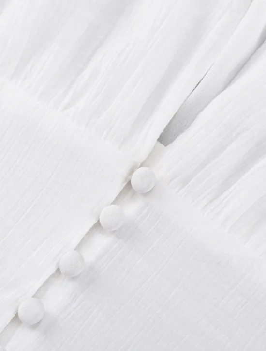 Online Women's Midi Dress White Dress Fashion Modern Birthday Holiday Graduation Regular Fit Plain Short Sleeve V Neck Black White Summer Women White Dresses