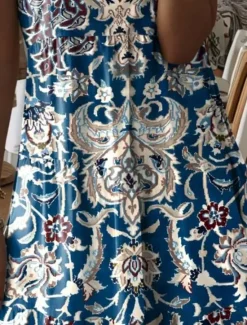 Clearance Women's Mini Dress Vintage Dress Casual Dress Petite Dress Sundress Bohemia Vacation Casual Vacation Daily Holiday Regular Fit Graphic Geometric Paisley Sleeveless Crew Neck Summer Women Sundresses
