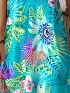 Discount Women's Mini Dress Casual Dress Sundress A Line Dress Summer Dress Elegant Vacation Stylish Vacation Daily Regular Fit Floral Graphic Ditsy Floral Short Sleeve Crew Neck Summer Women T Shirt Dresses