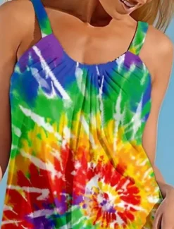 Hot Women's Mini Dress Casual Dress Sundress Summer Dress Slip Dress Casual Vacation Loose Fit Floral Sleeveless Strap Colourful Black Blue Purple Summer Women Sundresses