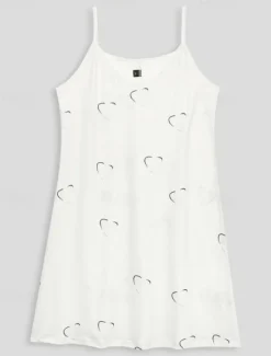 Best Women's Mini Dress Casual Dress Petite Dress Sundress Summer Dress Basic Sexy Casual Vacation Daily Holiday Regular Fit Heart LOVE Fruit Sleeveless V Neck Spaghetti Strap pineapple Flowers Women Sundresses