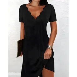 New Women's Mini Dress Casual Dress Petite Dress Sundress Shift Dress Fashion Stylish Basic Vacation Daily Date Regular Fit Floral Short Sleeve Sweetheart Black And White Black White Red Women Casual Dress