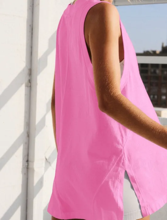 Outlet Women's Mini Dress Graduation Dress Casual Dress Summer Dress Stylish Casual Vacation Daily Date Regular Fit Plain Sleeveless V Neck Light Pink Black White Pink Summer Women White Dresses