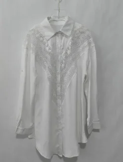 Women's Mini Dress Linen-Inspired Dresses White Dress Shirt Dress Cover Up Hawaiian Vacation Holiday Beach Loose Fit Long Sleeve Shirt Collar Black White Summer Women Dresses|White Dresses