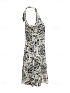 Hot Women's Mini Dress Petite Dress Casual Dress Summer Dress Boho Dress Elegant Hawaiian Stylish Vacation Daily Date Regular Fit Floral Sleeveless Halter Neck Summer Women Spring Dresses