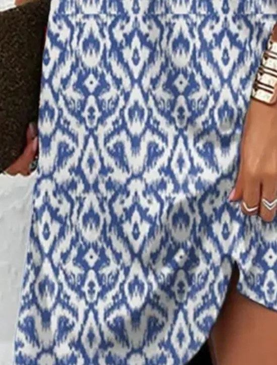 Best Women's Mini Dress Petite Dress Sundress Summer Dress Halter Dress Casual Vacation Daily Cocktail Party Regular Fit Print Sleeveless Halter Neck Strapless Summer Spring Women T Shirt Dresses