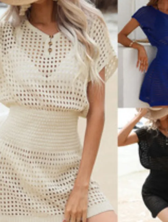 Women's Mini Dress Petite Dress Casual Dress Sundress Summer Dress Fashion Classic Daily Beach Weekend Regular Fit Plain Sleeveless V Neck Black White Royal Blue Apricot Summer Women White Dresses