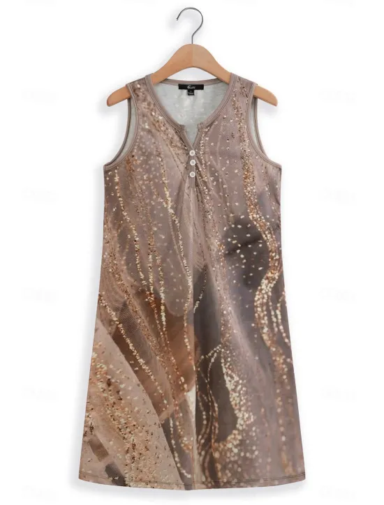 Hot Women's Mini Dress Petite Dress Petite Dress T Shirt Dress Tee Dress Sundress Summer Dress Active Fashion Streetwear Outdoor Vacation Casual Regular Fit Ombre Floral Stripe Sleeveless Women Spring Dresses|Sundresses
