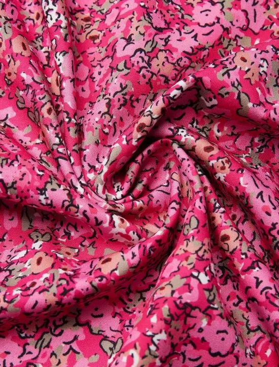 Hot Women's Mini Dress Semi Formal Dress Petite Dress Sundress A Line Dress Bohemia Stylish Boho Ruffle Sleeve Vacation Party Street Regular Fit Ditsy Floral 3/4 Length Sleeve V Neck Women Spring Dresses