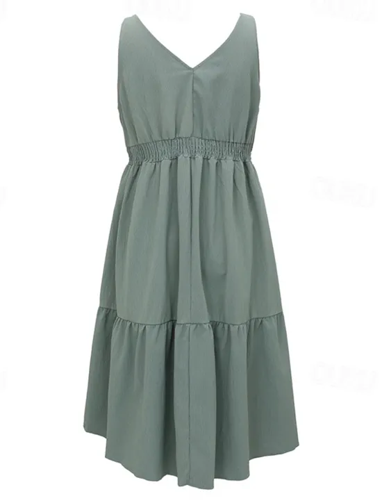 Outlet Women's Mini Dress Slip Dress Boho Dress Western Dress Fashion Classic Outdoor Holiday Going out Regular Fit Plain Sleeveless Spaghetti Strap Summer Women Floral Dresses