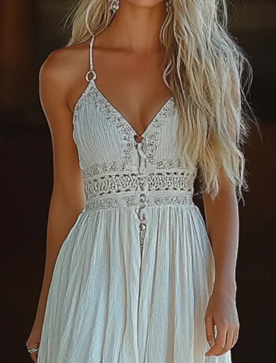 New Women's Mini Dress Slip Dress Boho Dress Western Dress Fashion Classic Modern Outdoor Vacation Holiday Regular Fit Plain Sleeveless Spaghetti Strap Summer Women Floral Dresses