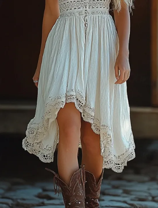 New Women's Mini Dress Slip Dress Boho Dress Western Dress Fashion Classic Modern Outdoor Vacation Holiday Regular Fit Plain Sleeveless Spaghetti Strap Summer Women Floral Dresses