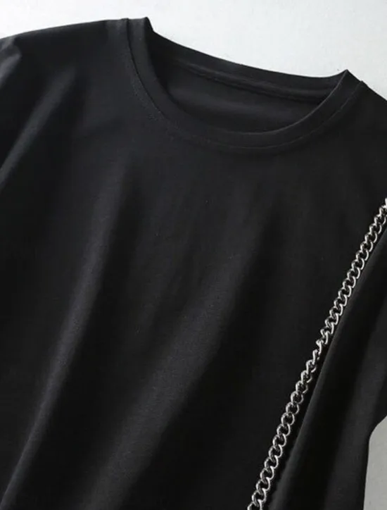 Discount Women's Mini Dress T Shirt Dress Tee Dress Shift Dress Summer Dress Casual Daily Regular Fit Solid Color Sleeveless Crew Neck Black Khaki Summer Women Sundresses