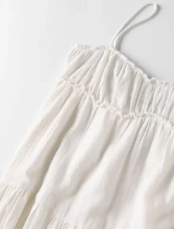 Clearance Women's Mini Dress White Dress Graduation Dress Slip Dress Fashion Elegant Dress Outdoor Party Holiday Regular Fit Plain Sleeveless V Neck Black White Summer Women White Dresses