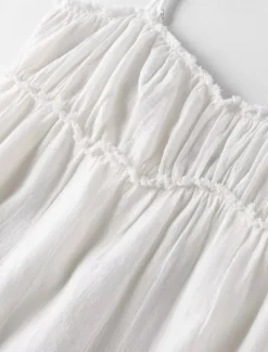 Clearance Women's Mini Dress White Dress Graduation Dress Slip Dress Fashion Elegant Dress Outdoor Party Holiday Regular Fit Plain Sleeveless V Neck Black White Summer Women White Dresses