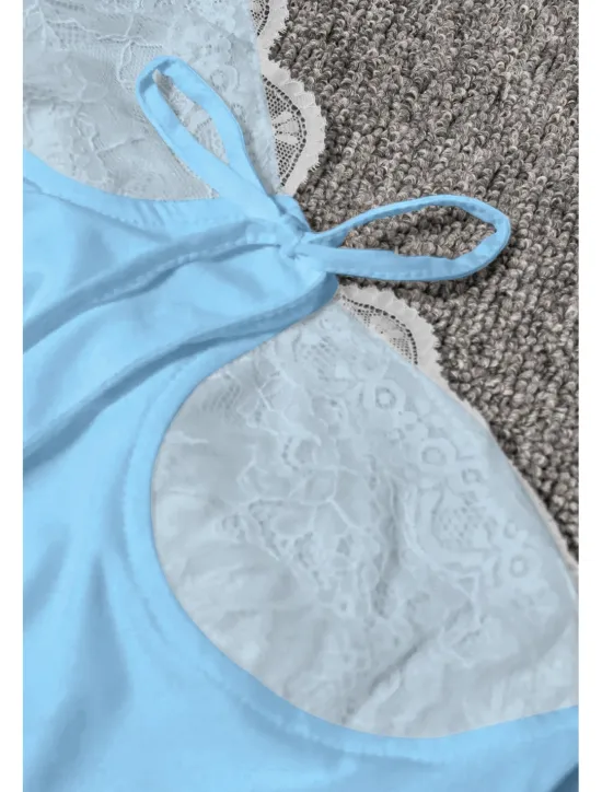 Sale Women's Mini Dress White Dress Graduation Dress Lace Dress Slip Dress Fashion Modern Birthday Graduation Date Regular Fit Plain Sleeveless Spaghetti Strap Light Yellow White Light Blue Summer Women White Dresses