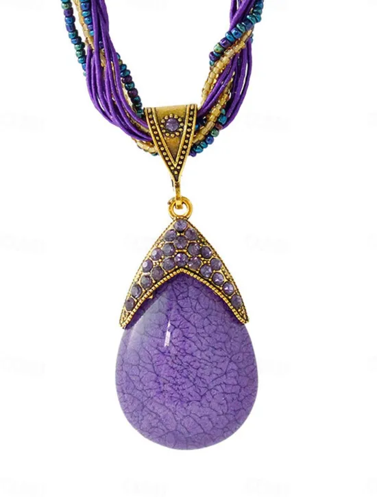 Discount Women's necklace Archaistic Outdoor Geometry Necklaces Women Trendy Jewelry