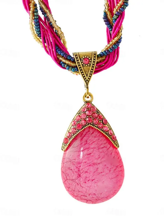 Discount Women's necklace Archaistic Outdoor Geometry Necklaces Women Trendy Jewelry